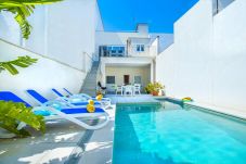 En Pollensa pueblo, piscina privada, ping-pong para 4 personas
