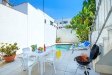 En Pollensa pueblo, piscina privada, ping-pong para 4 personas