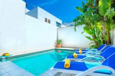 En Pollensa pueblo, piscina privada, ping-pong para 4 personas