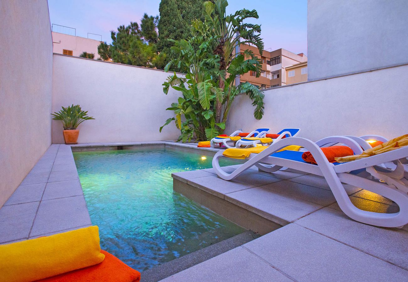  In Pollensa village, private pool, ping-pong for 4 persons